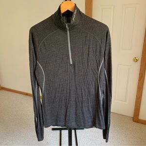 Houdini Sweden 1/4 Zip Pullover Silk Merino Wool Men’s Large